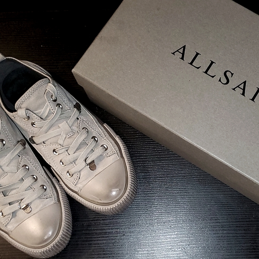 All Saints Jazmine suede sneakers